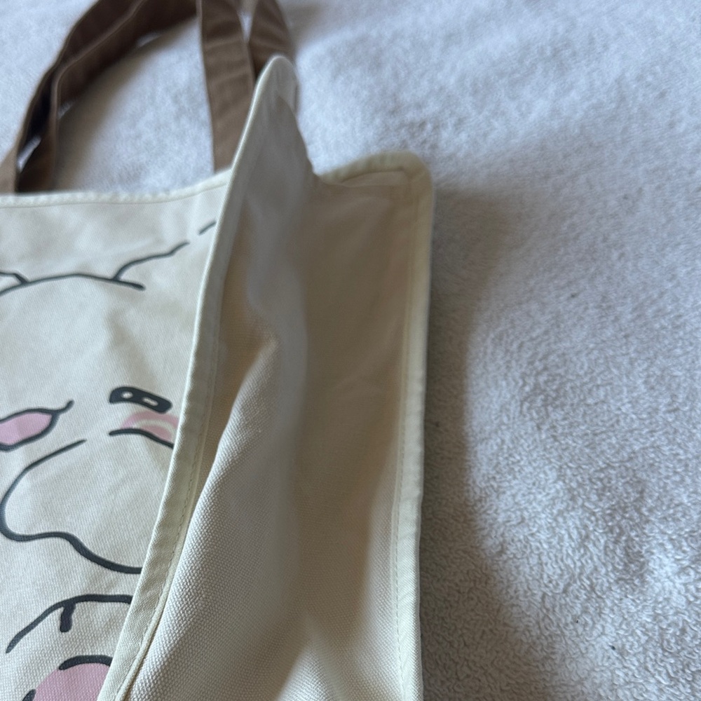 Sanrio Hanamaruobake Tote and Pouch Set | Double-Sided Tote | Kawaii | Wallet - Picture 9 of 14